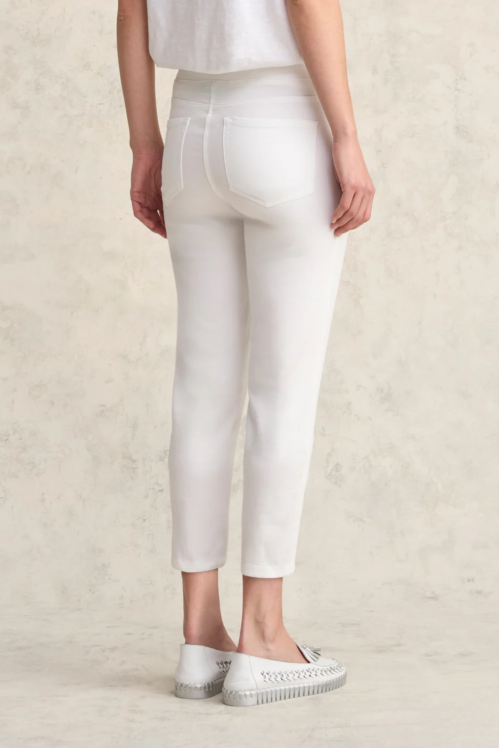 Bengajean® 3/4 Slim Leg - White - Image 3
