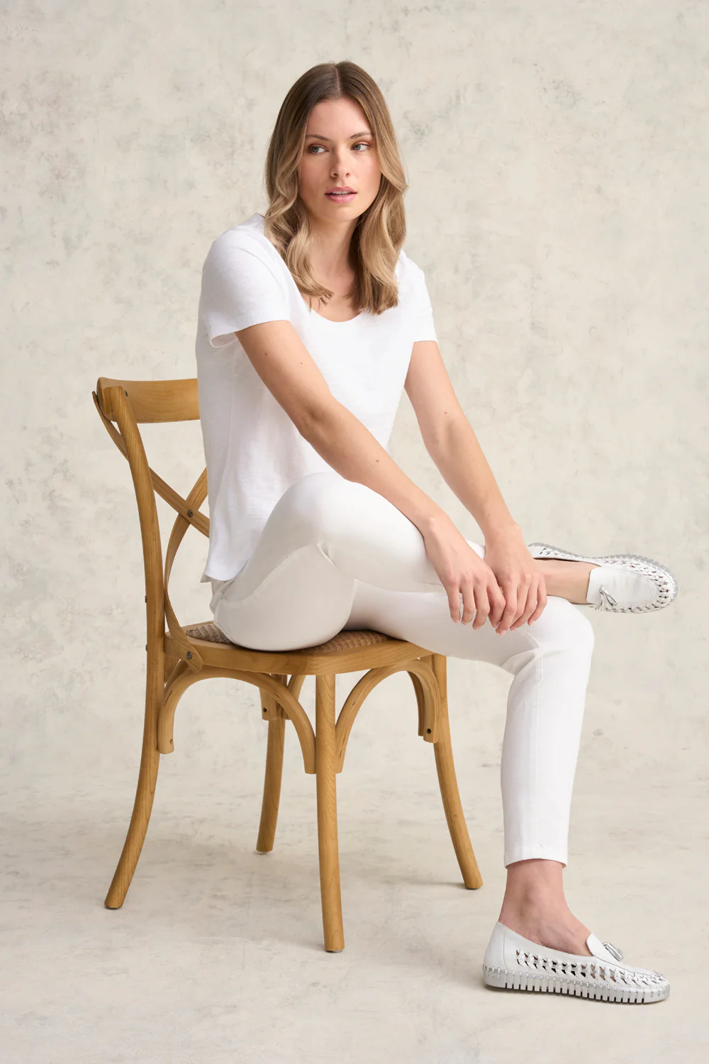 Bengajean® 7/8 Skinny Leg - White - Image 5