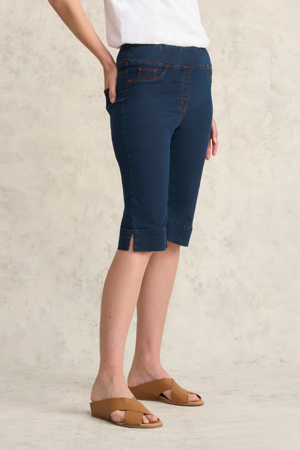Bengajean® Good Earth Cotton® Short - Clean Denim Blue - Image 3