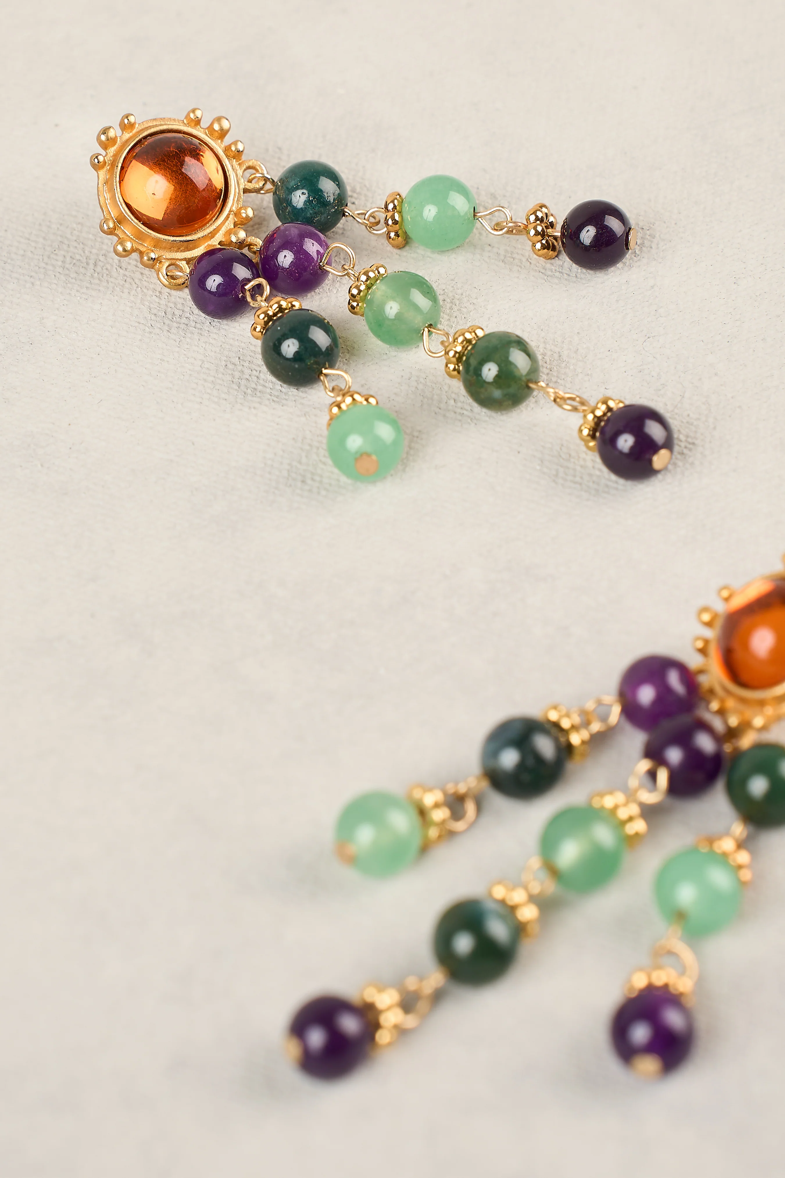 Chandelier Earrings - Multicolour - Image 4