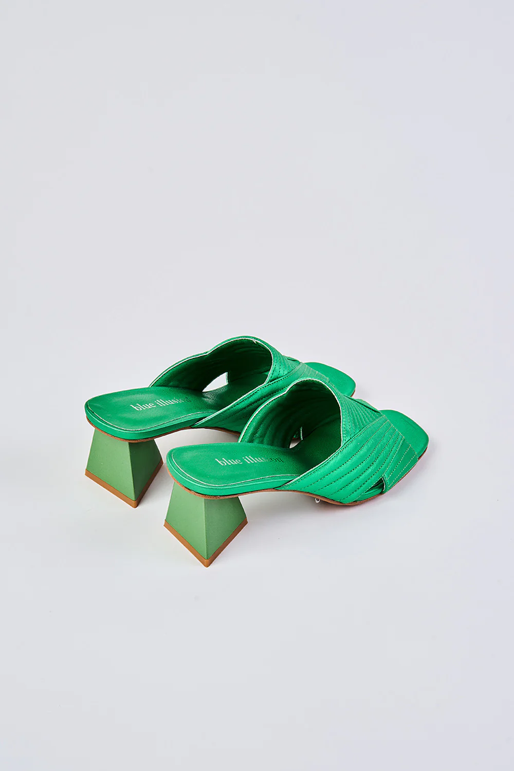 Stella Satin Mule - Vibrant Green - Image 6